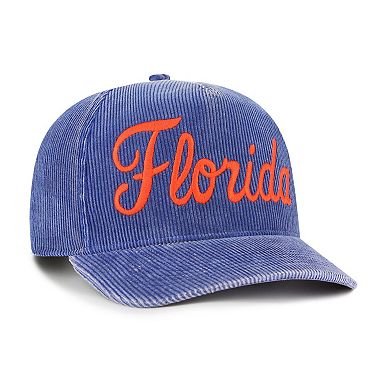 Men's '47 Royal Florida Gators Reclaim Snow Wash Corduroy Hitch Adjustable Hat