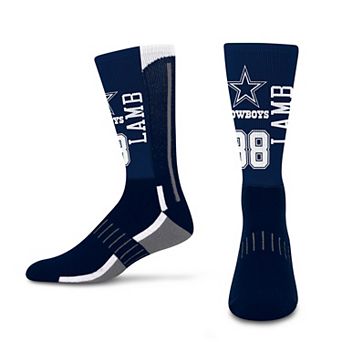 Unisex For Bare Feet CeeDee Lamb Dallas Cowboys Jersey Name & Number Crew Socks