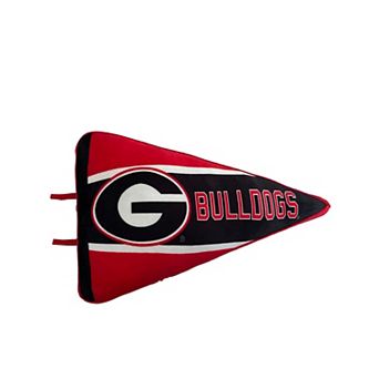Pegasus Georgia Bulldogs Half Stripe Pennant Pillow