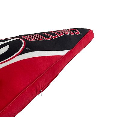 Pegasus Georgia Bulldogs Half Stripe Pennant Pillow