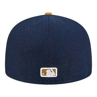 Men's New Era Navy/Khaki Baltimore Orioles Two-Tone Color Pack 59FIFTY Fitted Hat