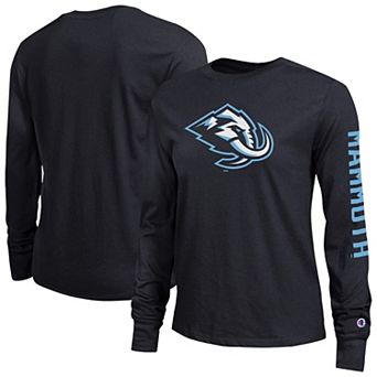 Women's Champion Black Utah Mammoth 2-Hit Long Sleeve T-Shirt