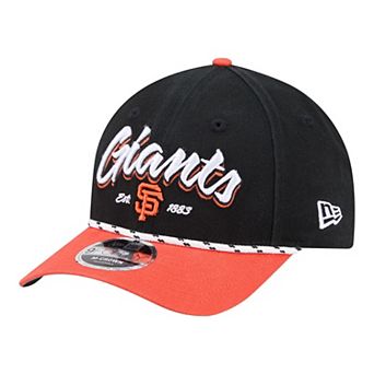 Men's New Era Black/Orange San Francisco Giants Team Loyal 9FORTY M-Crown Adjustable Hat