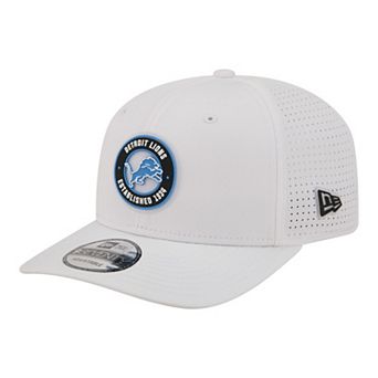 Men's New Era White Detroit Lions COOLERA 9SEVENTY Adjustable Hat
