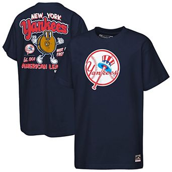 Youth Mitchell & Ness Navy New York Yankees Cooperstown Concession T-Shirt