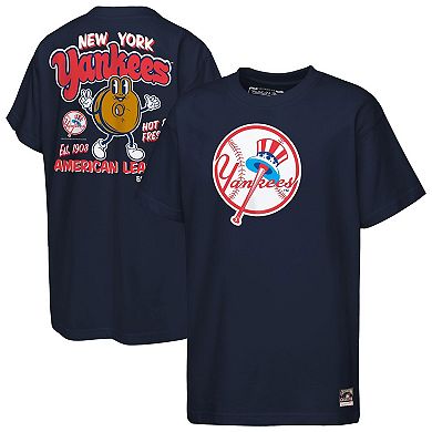 Youth Mitchell & Ness Navy New York Yankees Cooperstown Concession T-Shirt