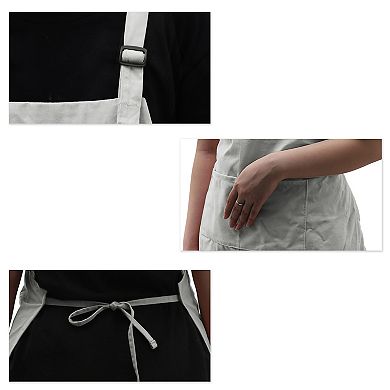 1 Set Children Kitchen Apron with Headband, Cotton Apron, Large Waterproof Aprons