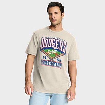 Men's Fanatics Tan Los Angeles Dodgers Stadium Slub T-Shirt