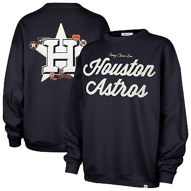 Women's '47 x Stoney Clover Lane Navy Houston Astros Oversized Sweatshirt