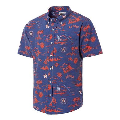 Men's Reyn Spooner Navy Houston Astros Kekai Button-Down Shirt