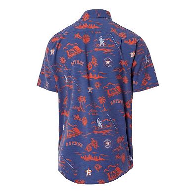 Men's Reyn Spooner Navy Houston Astros Kekai Button-Down Shirt