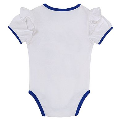 "Girls Infant Outerstuff Chicago Cubs Bodysuit, Headband & Skirt Set"