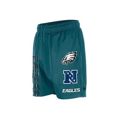 Men's New Era Midnight Green Philadelphia Eagles Match Shorts