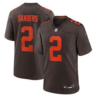 Men's Nike Shedeur Sanders Brown Cleveland Browns Alternate Game Jersey