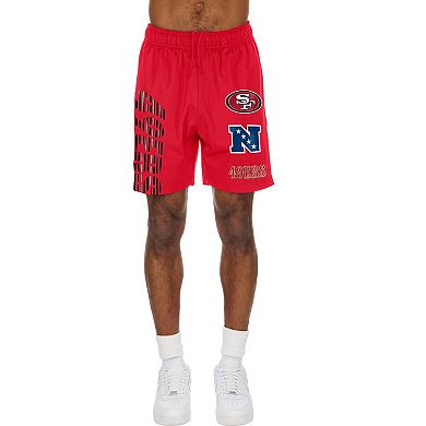 Men's New Era Scarlet San Francisco 49ers Match Shorts