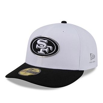 Men's New Era White/Black San Francisco 49ers 2026 NFL Draft Pre-Curved 59FIFTY Fitted Hat