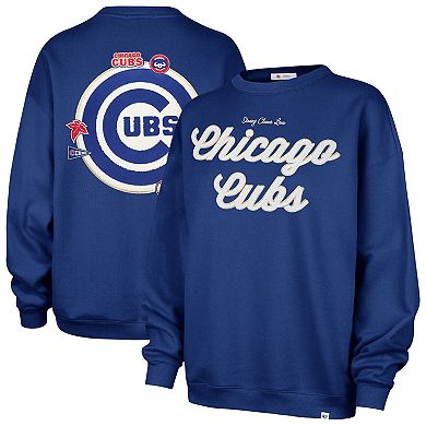 Women's '47 x Stoney Clover Lane Royal Chicago Cubs Oversized Sweatshirt