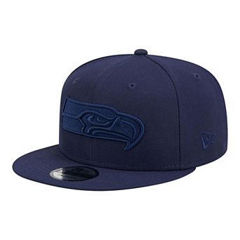 Men's New Era Navy Seattle Seahawks Colorpack 9FIFTY Snapback Hat