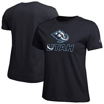 Women's Champion Black Utah Mammoth Wordmark Lockup T-Shirt