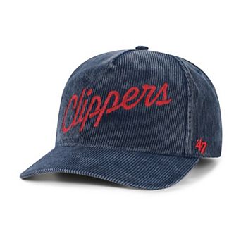 Men's '47 Navy LA Clippers Reclaim Snow Wash Corduroy Adjustable Hitch Hat