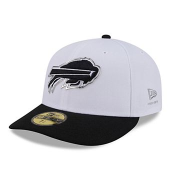 Men's New Era White/Black Buffalo Bills 2026 NFL Draft Pre-Curved 59FIFTY Fitted Hat