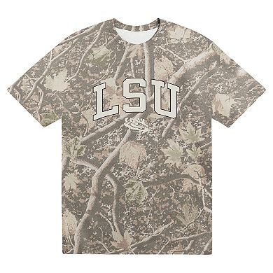 Men's Uscape Apparel Camo LSU Tigers Back Bay Heavyweight T-Shirt