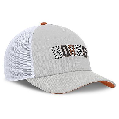 Unisex Nike Gray Texas Longhorns 2026 Basketball Refresh 5-Panel Rise Trucker Hat