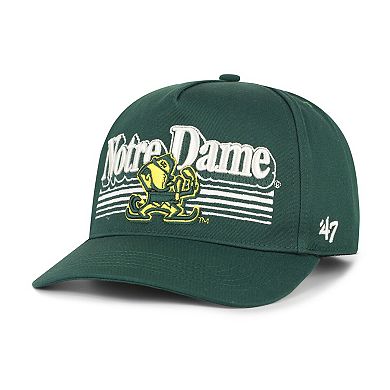 Men's '47 Green Notre Dame Fighting Irish Script Fade Hitch Adjustable Hat