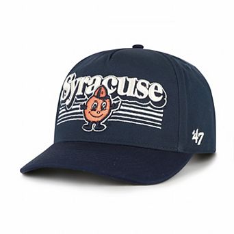 Men's '47 Navy Syracuse Orange Script Fade Hitch Adjustable Hat