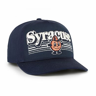 Men's '47 Navy Syracuse Orange Script Fade Hitch Adjustable Hat