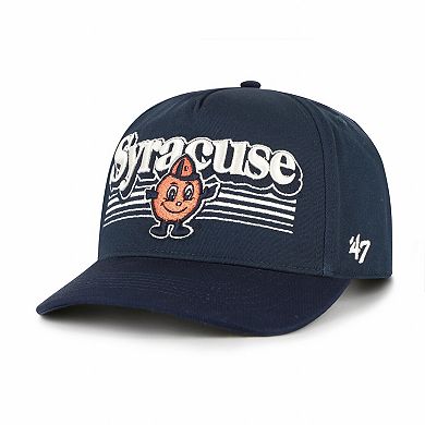 Men's '47 Navy Syracuse Orange Script Fade Hitch Adjustable Hat