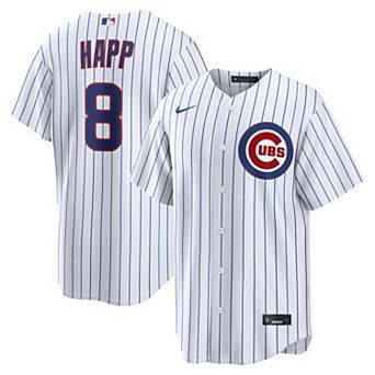 Men's Nike Ian Happ White Chicago Cubs Home Replica Jersey