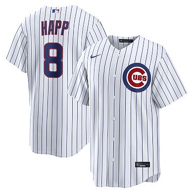 Men's Nike Ian Happ White Chicago Cubs Home Replica Jersey