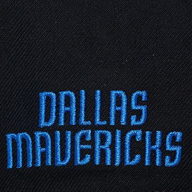 Men's Mitchell & Ness Black Dallas Mavericks Hardwood Classics Legendary Away Pro-Pinch Adjustable Hat