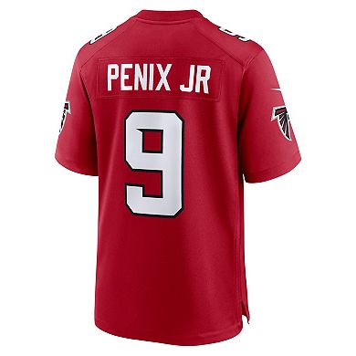 Men's Nike Michael Penix Jr. Red Atlanta Falcons Game Jersey