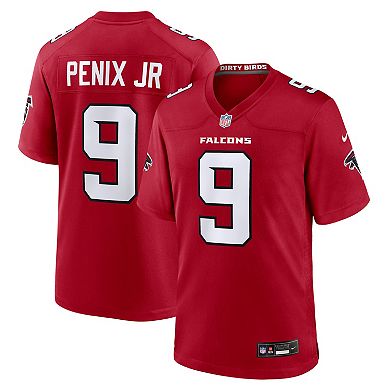 Men's Nike Michael Penix Jr. Red Atlanta Falcons Game Jersey
