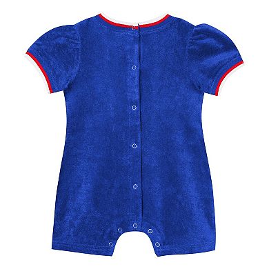 Girls Infant Outerstuff Royal Chicago Cubs Wind-Up Coverall