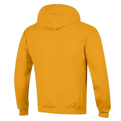 Men's Champion Gold Minnesota Vikings Powerblend Arch over Logo Hoodie