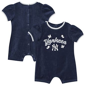Girls Infant Outerstuff Navy New York Yankees Wind-Up Coverall