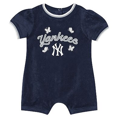 Girls Infant Outerstuff Navy New York Yankees Wind-Up Coverall