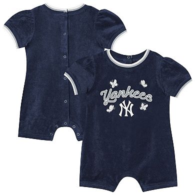 Girls Infant Outerstuff Navy New York Yankees Wind-Up Coverall
