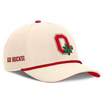Unisex Nike Natural Ohio State Buckeyes Legacy Vintage Rope Rise Adjustable Hat