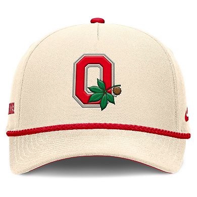 Unisex Nike Natural Ohio State Buckeyes Legacy Vintage Rope Rise Adjustable Hat