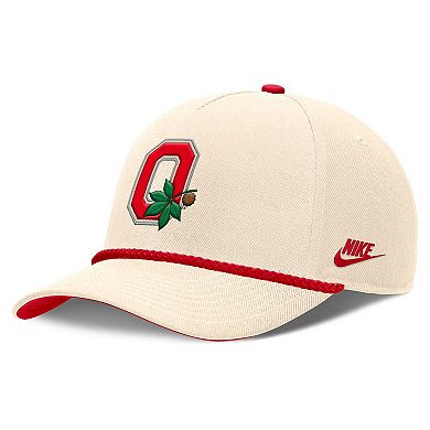 Unisex Nike Natural Ohio State Buckeyes Legacy Vintage Rope Rise Adjustable Hat