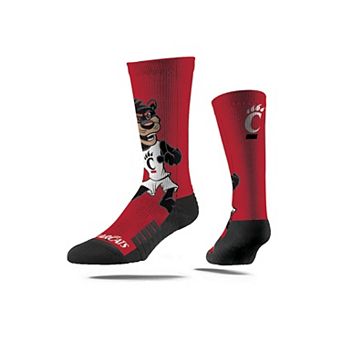 Unisex Strideline Cincinnati Bearcats Premium Mascot Crew Socks