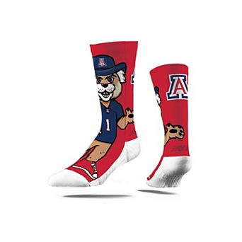 Unisex Strideline Arizona Wildcats Premium Mascot Crew Socks