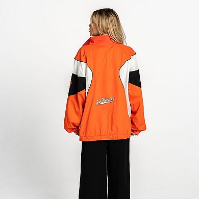 Women's The Wild Collective Orange San Francisco Giants Full-Zip Track Jacket