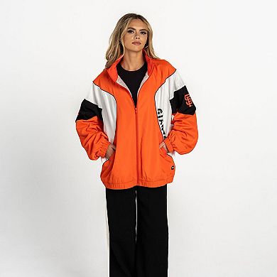 Women's The Wild Collective Orange San Francisco Giants Full-Zip Track Jacket