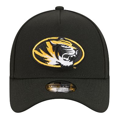 Youth New Era Black Missouri Tigers 9FORTY A-Frame Adjustable Hat