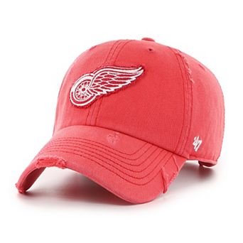 Men's '47 Red Detroit Red Wings Weathered Clean Up Adjustable Hat